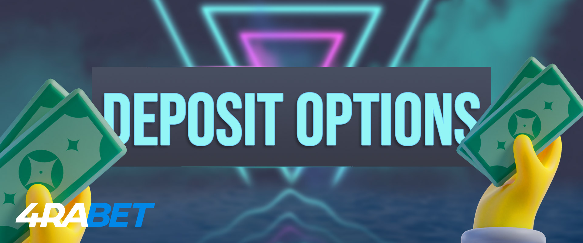 Deposit options on 4rabet.