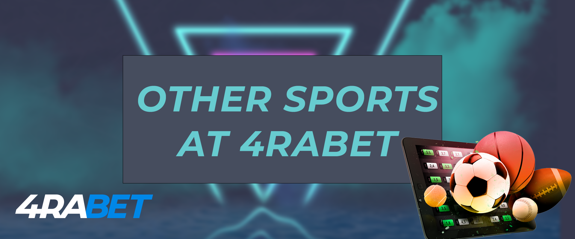 All types of sport which available on the 4rabet.