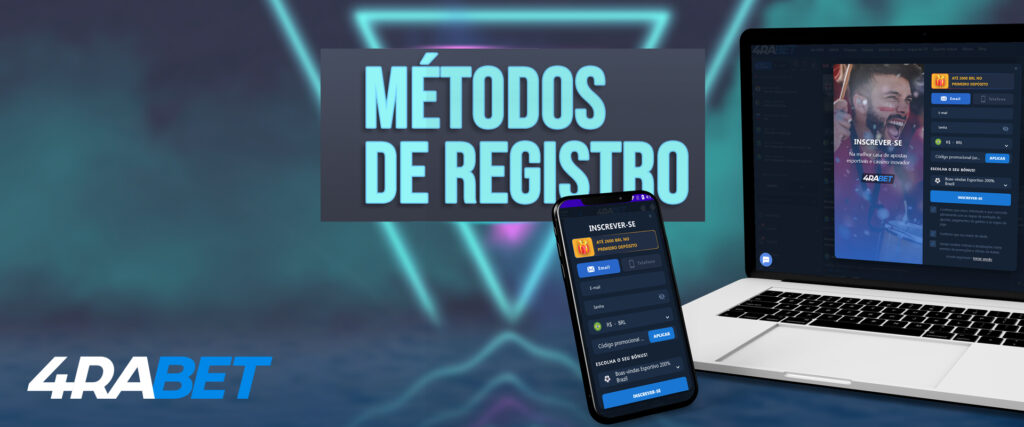 Todos os métodos de registro na 4rabet.
