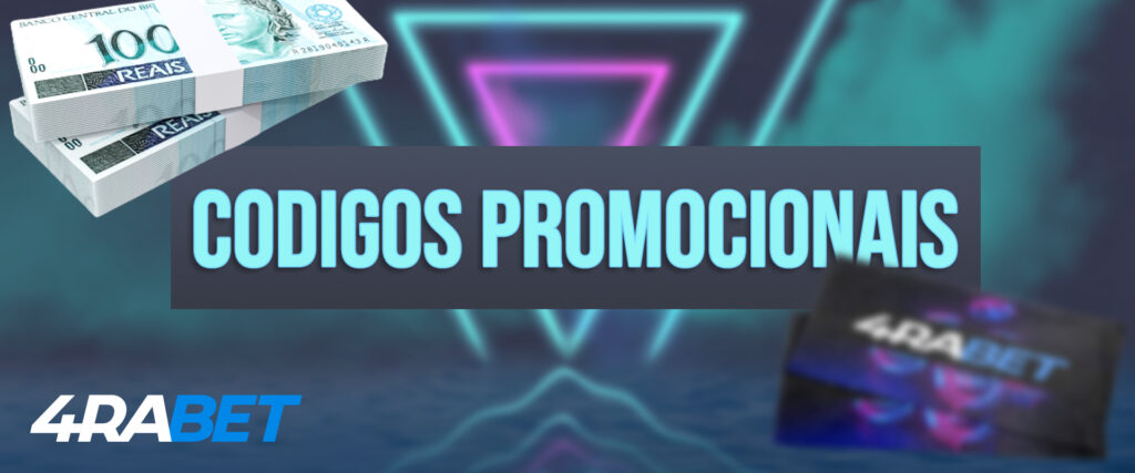 Todos os códigos promocionais na casa de apostas 4rabet.
