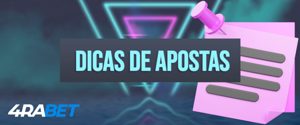 Notas úteis para apostas desportivas da casa de apostas 4rabet.