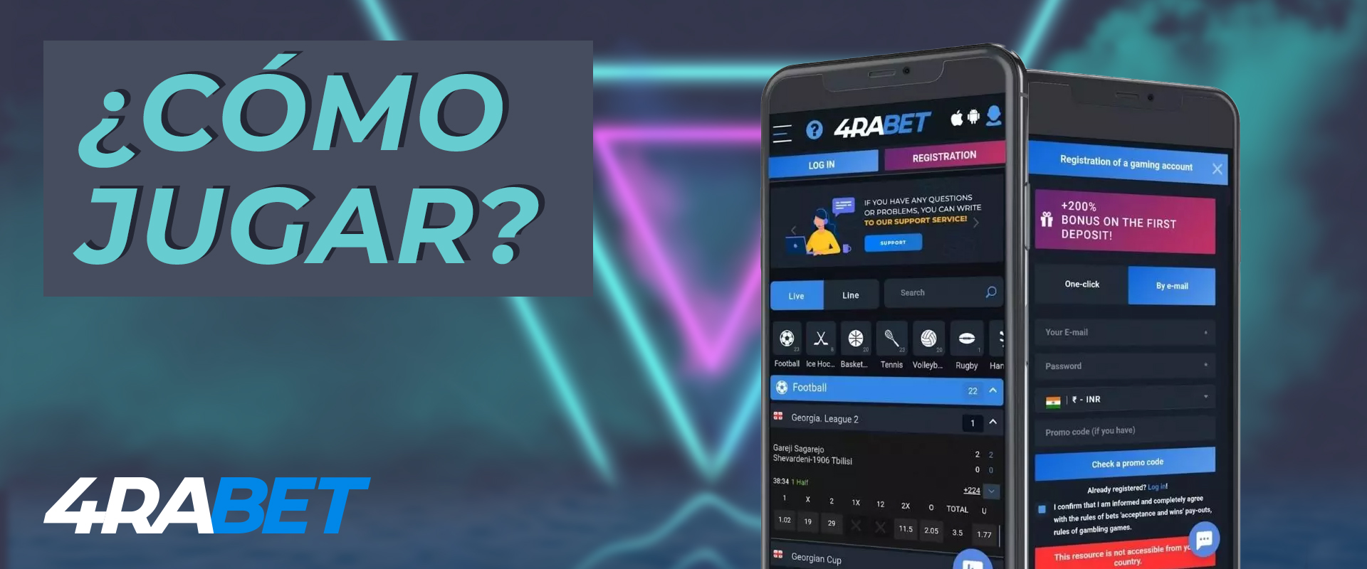 Cómo los usuarios de México pueden apostar en 4raBet