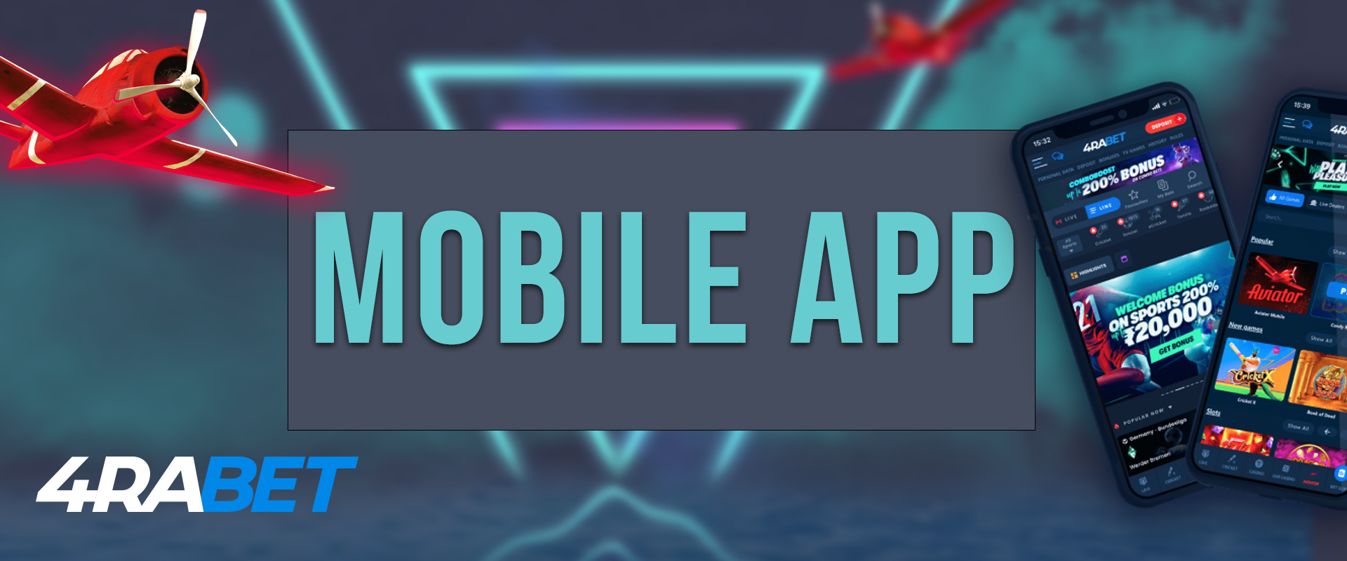 4RaBet mobile app for Aviator game